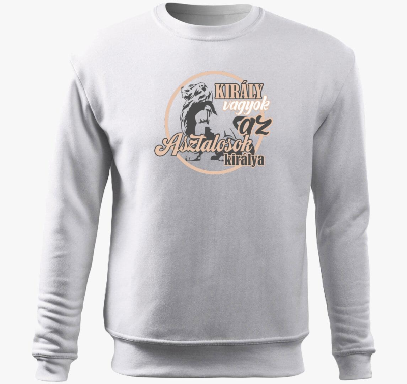 Király vagyok asztalos belebújós pulóver