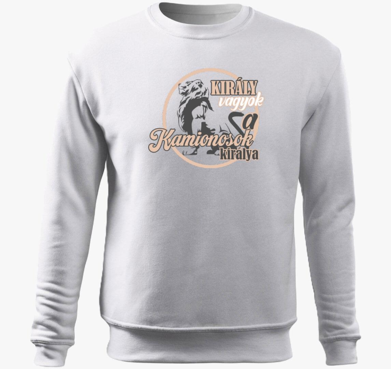 Király vagyok kamion belebújós pulóver
