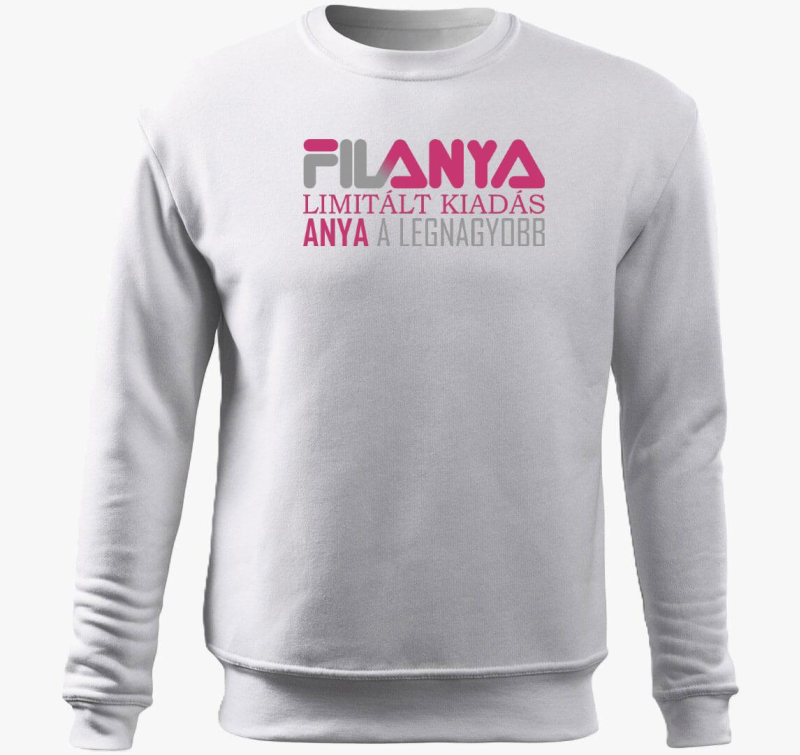 Anya fila feliratos belebújós pulóver