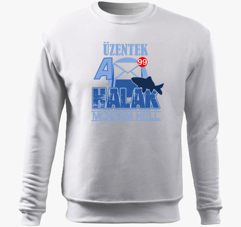 Üzentek a halak belebújós pulóver
