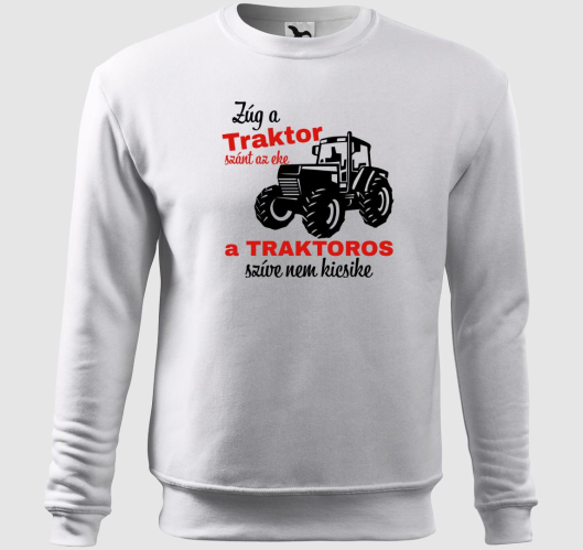 Zúg a traktor szánt az eke a t...