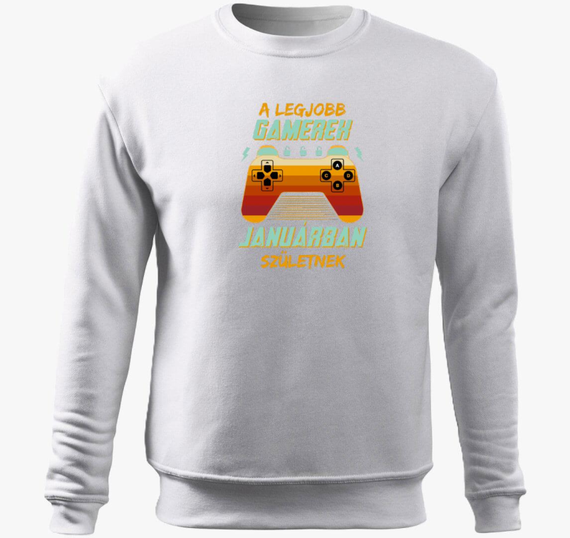 A legjobb gamerek januárban születnek belebújós pulóver