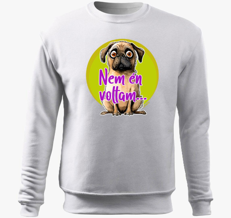 Mopsz kutya belebújós pulóver