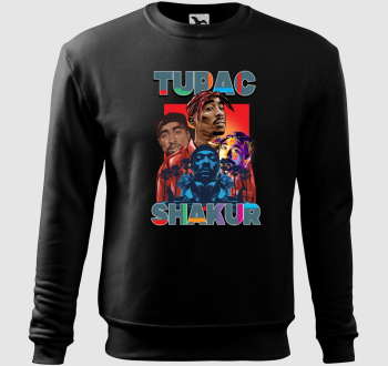 Tupac Shakur a Rapper belebújós pulóver