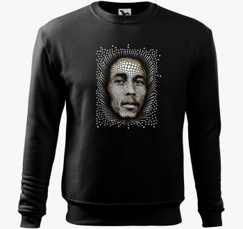 Bob Marley arckép belebújós pulóver 