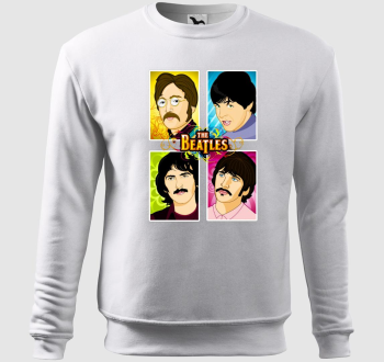 The Beatles rajzolt belebújós pulóver