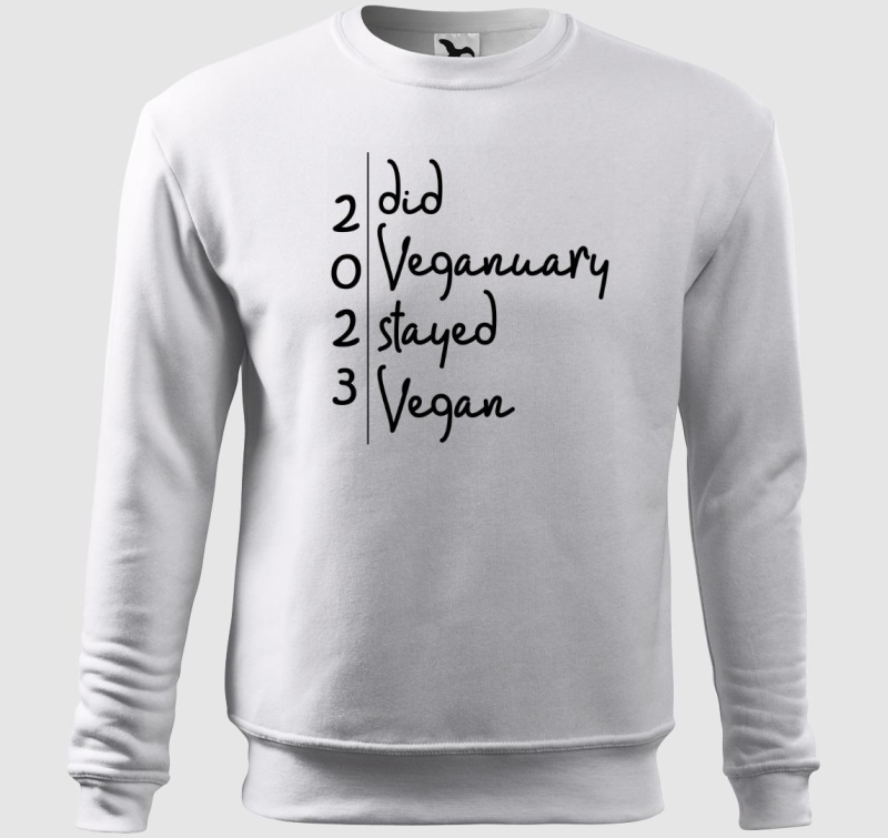 Did Veganuary 2023 (dőlt betűs) belebújós pulóver