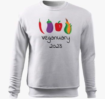 Veganuary 2023 (zöldségekkel) belebújós pulóver