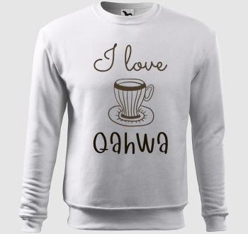 I love Qahwa - török/arab kávé belebújós pulóver