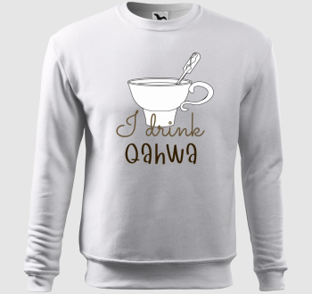 I drink Qahwa - török/arab kávé belebújós pulóver