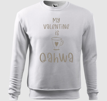 My Valentine is Qahwa - török/arab kávés (világos) belebújós pulóver 