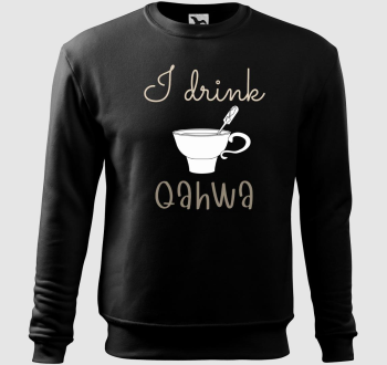 I drink Qahwa - török/arab kávé (világos) belebújós pulóver