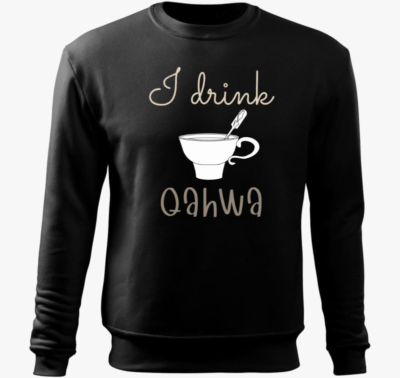 I drink Qahwa - török/arab kávé (világos) belebújós pulóver