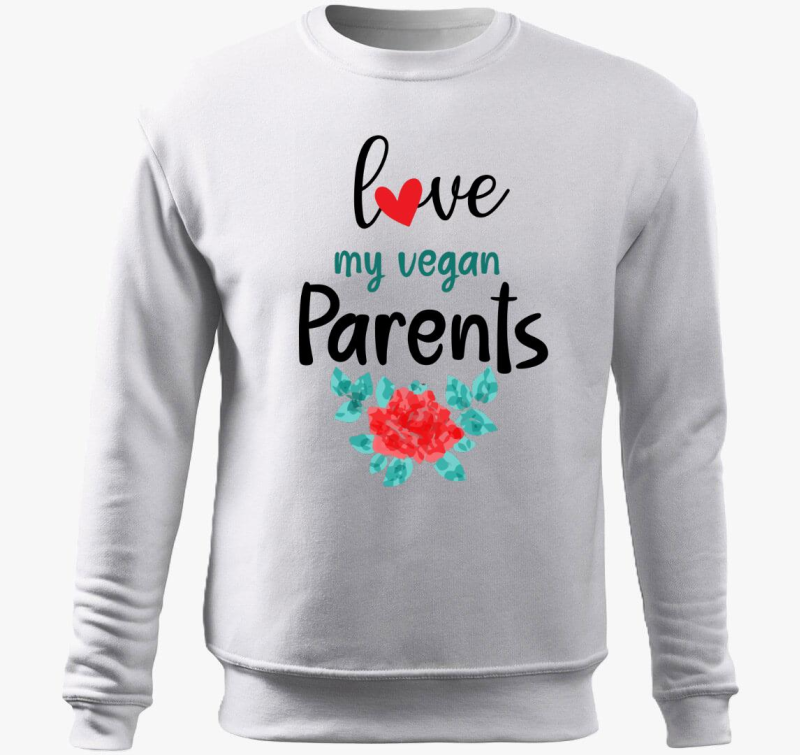 Love my Vegan Parents belebújós pulóver