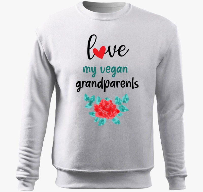 Love my Vegan Grandparents belebújós pulóver