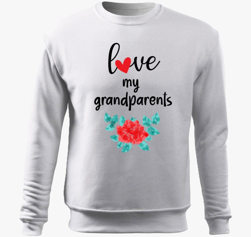 Love my Grandparents belebújós pulóver