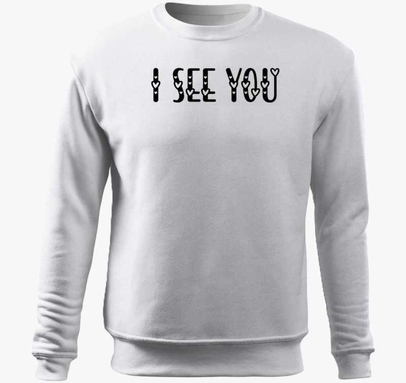 I see You (szives betűs) belebújós pulóver