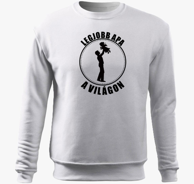 Legjobb apa a világon apáknak belebújós pulóver