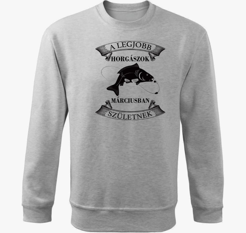 A legjobb horgászok márciusban születnek belebújós pulóver