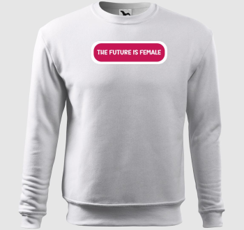 Future is female pink belebújós pulóver