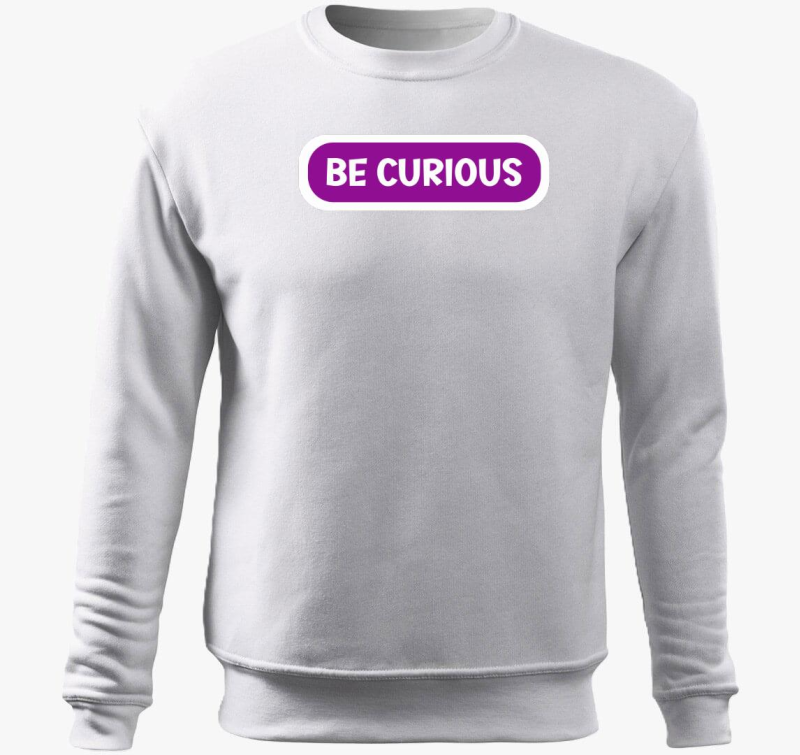 Be curious lila belebújós pulóver