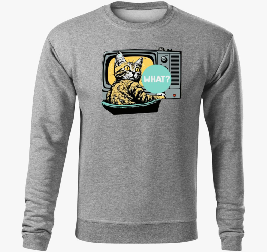 Macska WHAT belebújós pulóver...