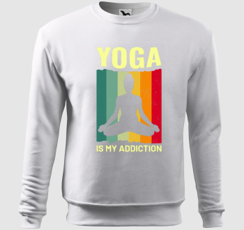 Yoga is my addiction belebújós pulóver