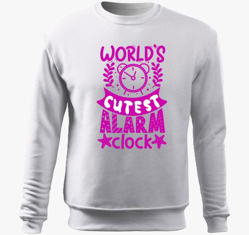 Legcukibb ébresztőóra rózsaszín belebújós pulóver