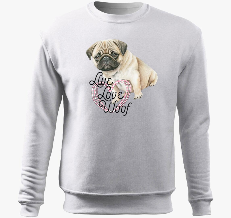 Mopsz szivecskés belebújós pulóver