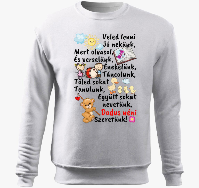 Dadus néninek Dadus néni szeretünk belebújós pulóver