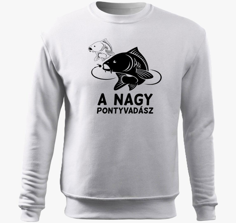 A nagy pontyvadász horgász belebújós pulóver