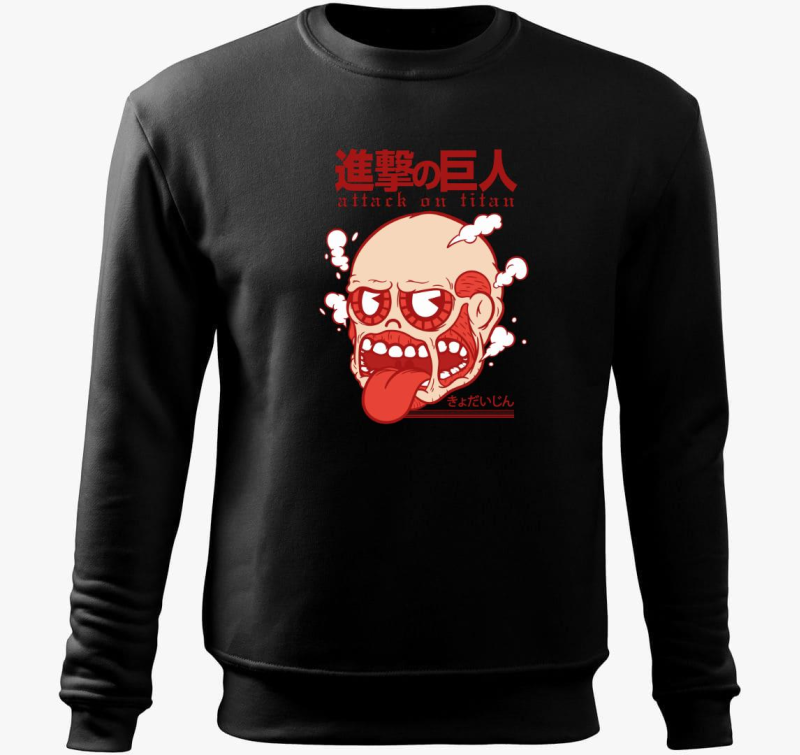 Attack on Titan - Titán sziluett belebújós pulóver