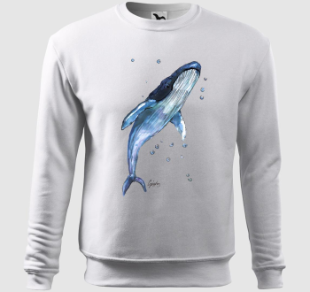 Kék bálna belebújós pulóver