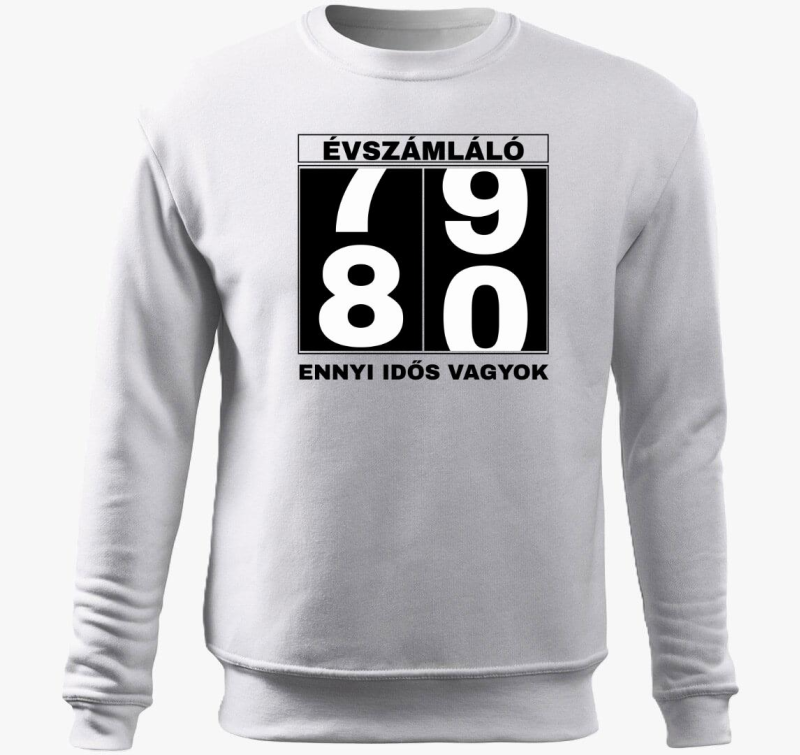 Évszámláló 80 éves szülinapi póló