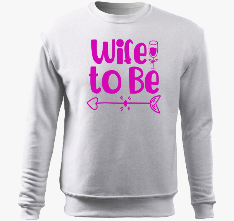 Wife to be pink belebújós pulóver