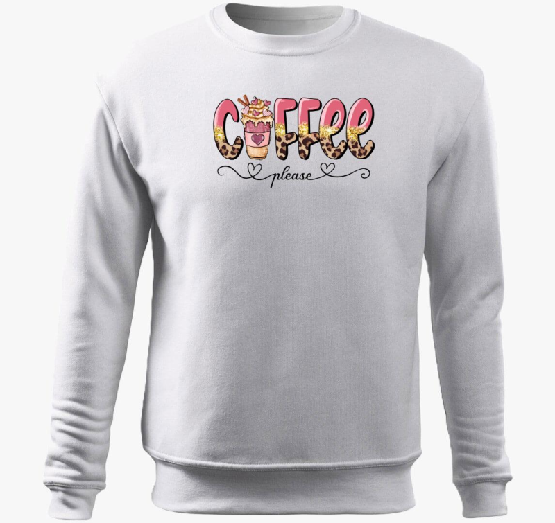 Coffee please belebújós pulóver
