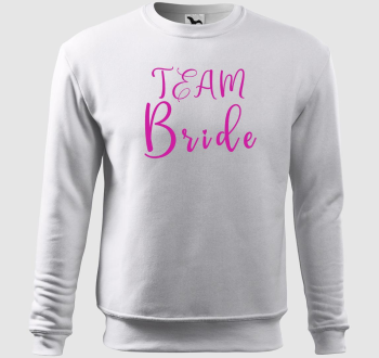 TEAM Bride pink szivecske belebújós pulóver