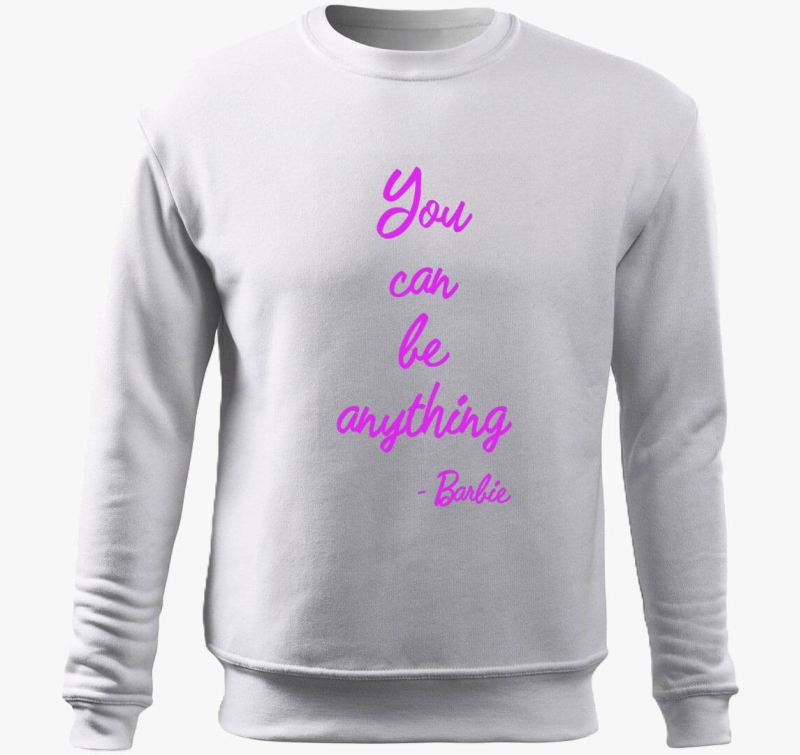 You can be anything Barbie belebújós pulóver