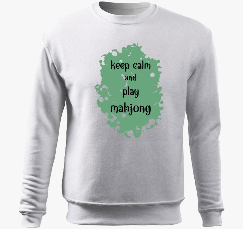 Keep calm mahjong belebújós pulóver