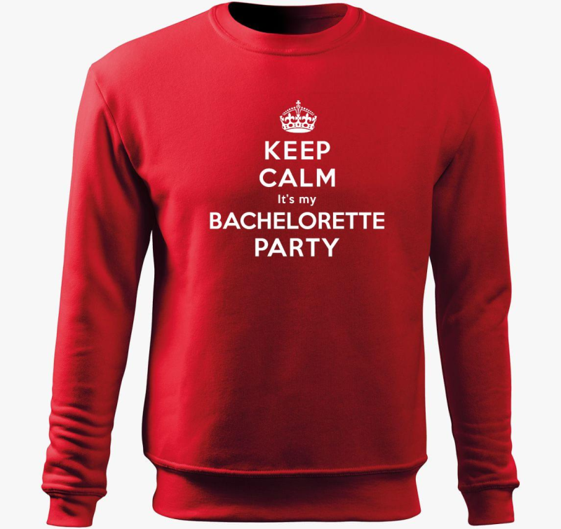 Keep calm lánybúcsú belebújós pulóver