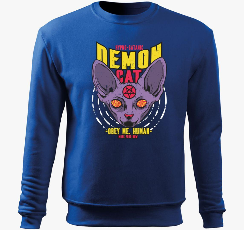Démon macska belebújós pulóver