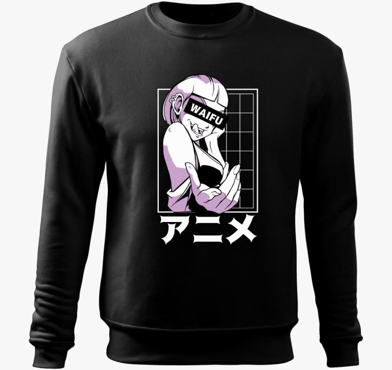 Waifu belebújós pulóver