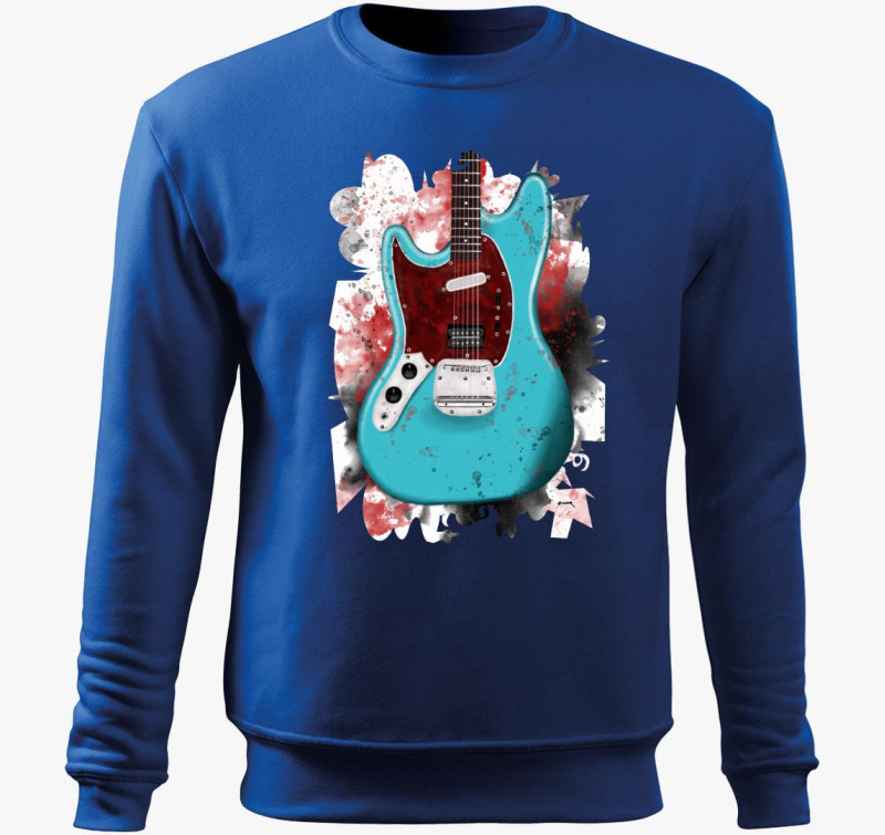 Kurt Cobain gitár belebújós pulóver