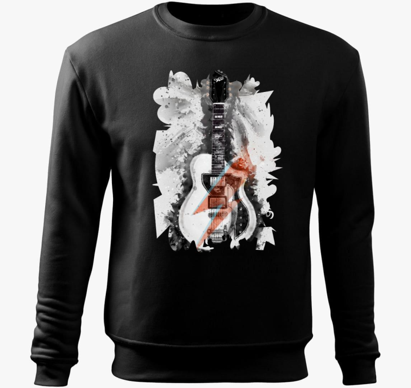 David Bowie gitár belebújós pulóver