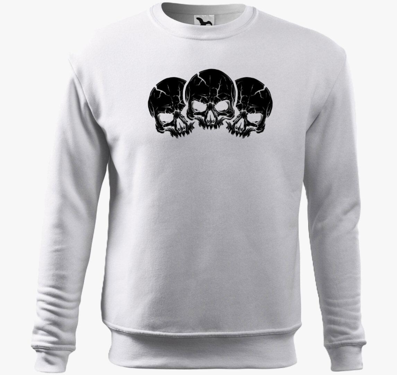 3 black skulls belebújós pulóver