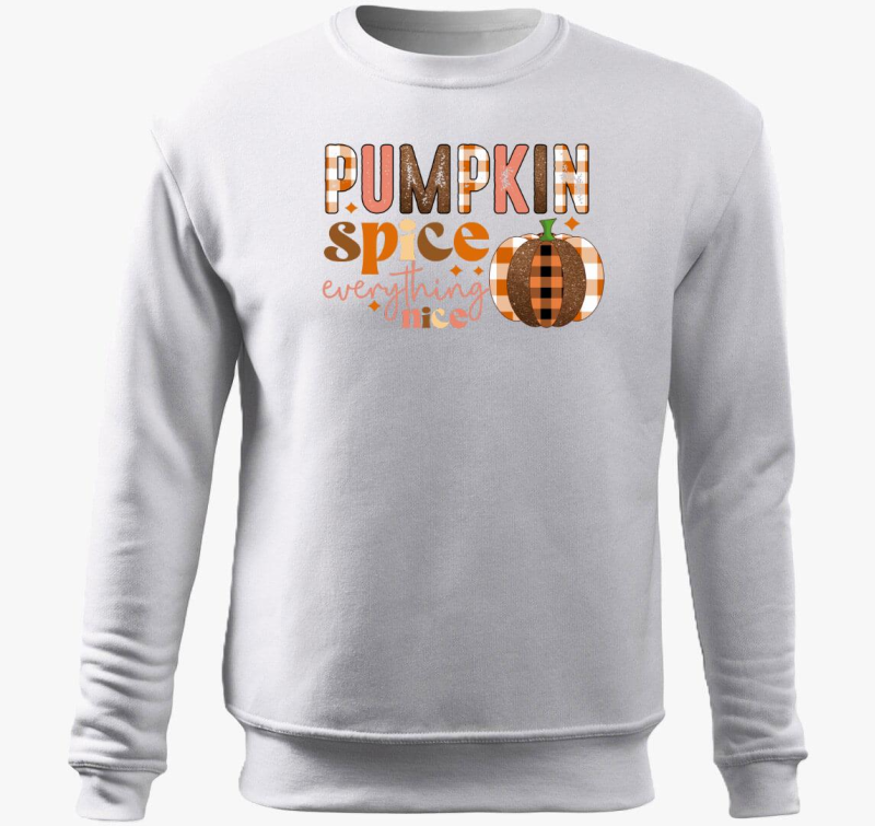 Pumpkin spice nice belebújós pulóver