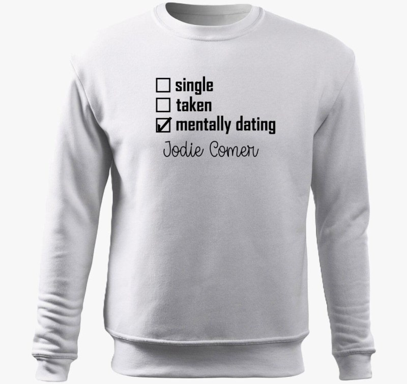 Mentally dating Jodie Comer belebújós pulóver