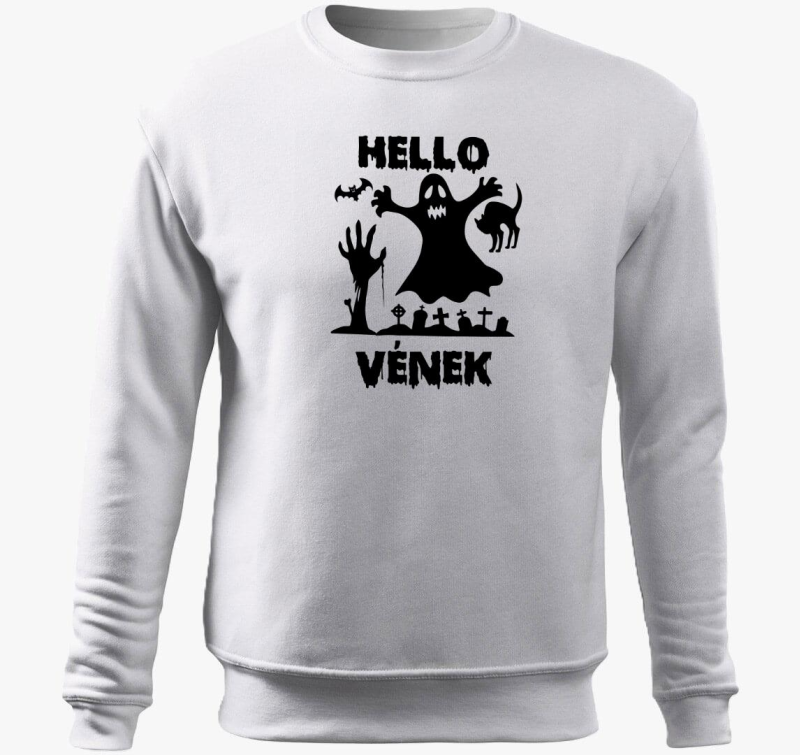 Hello vének halloween belebújós pulóver