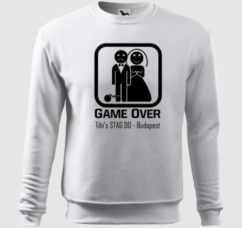 GameOver egyedi belebújós pulóver