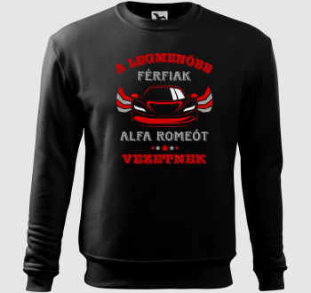 Alfa Romeós menő sofőr  belebújós pulóver